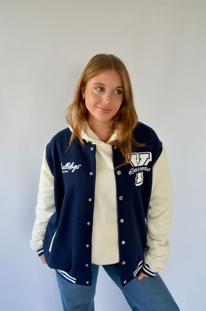 Campera Universitaria YALE (AZUL)