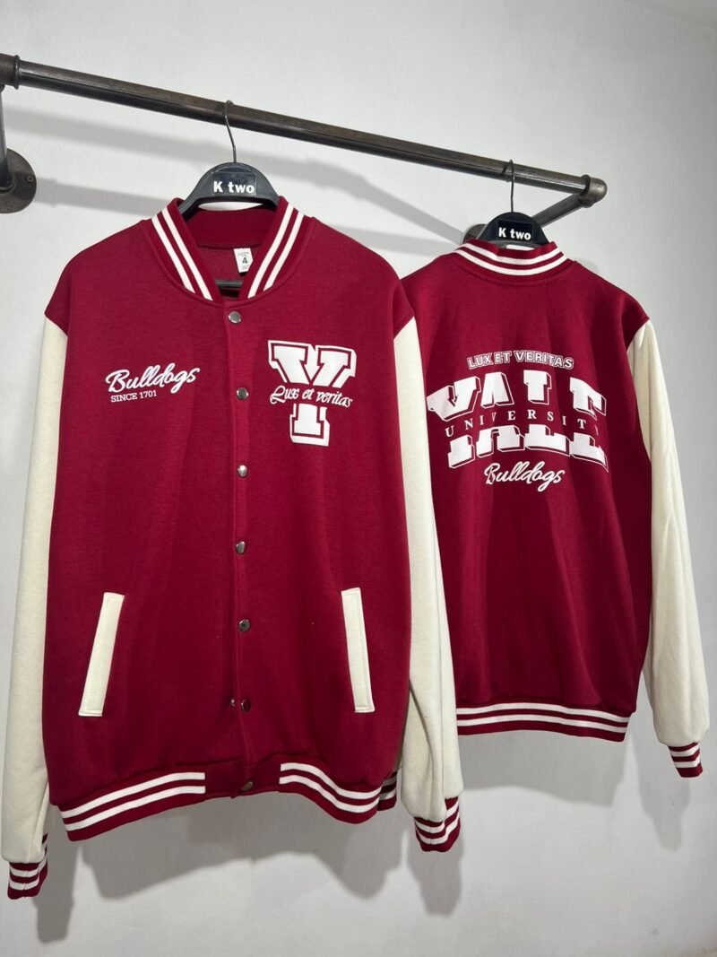 Campera Universitaria YALE (BORDO)