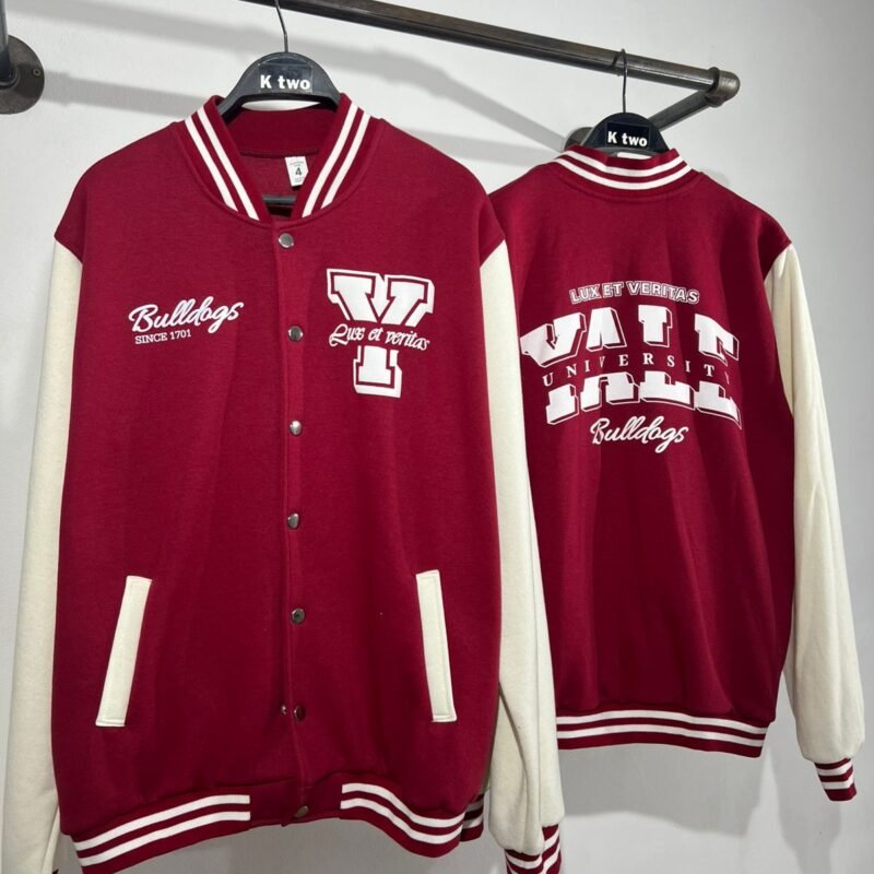 Campera Universitaria YALE (BORDO)